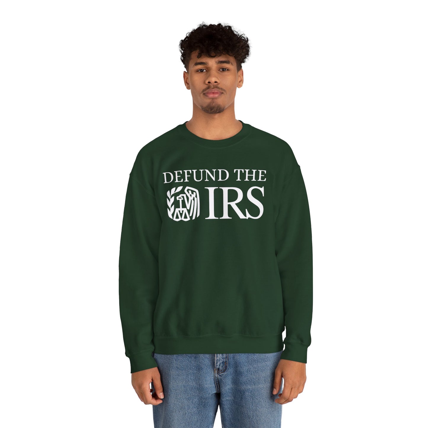 "DEFUND THE IRS" Unisex Crewneck Sweatshirt Heavy Blend™