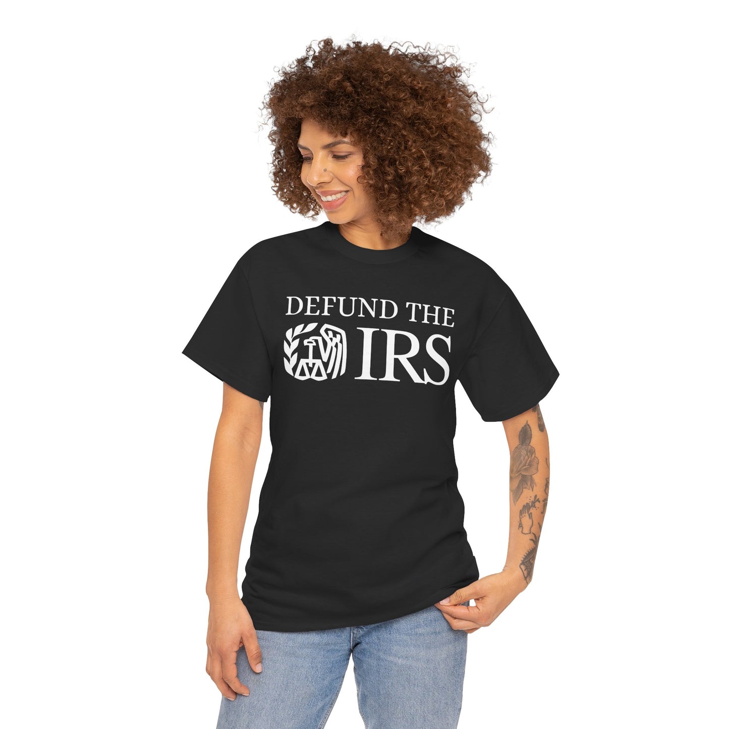 "Defund the IRS" Unisex Heavy Cotton Tee