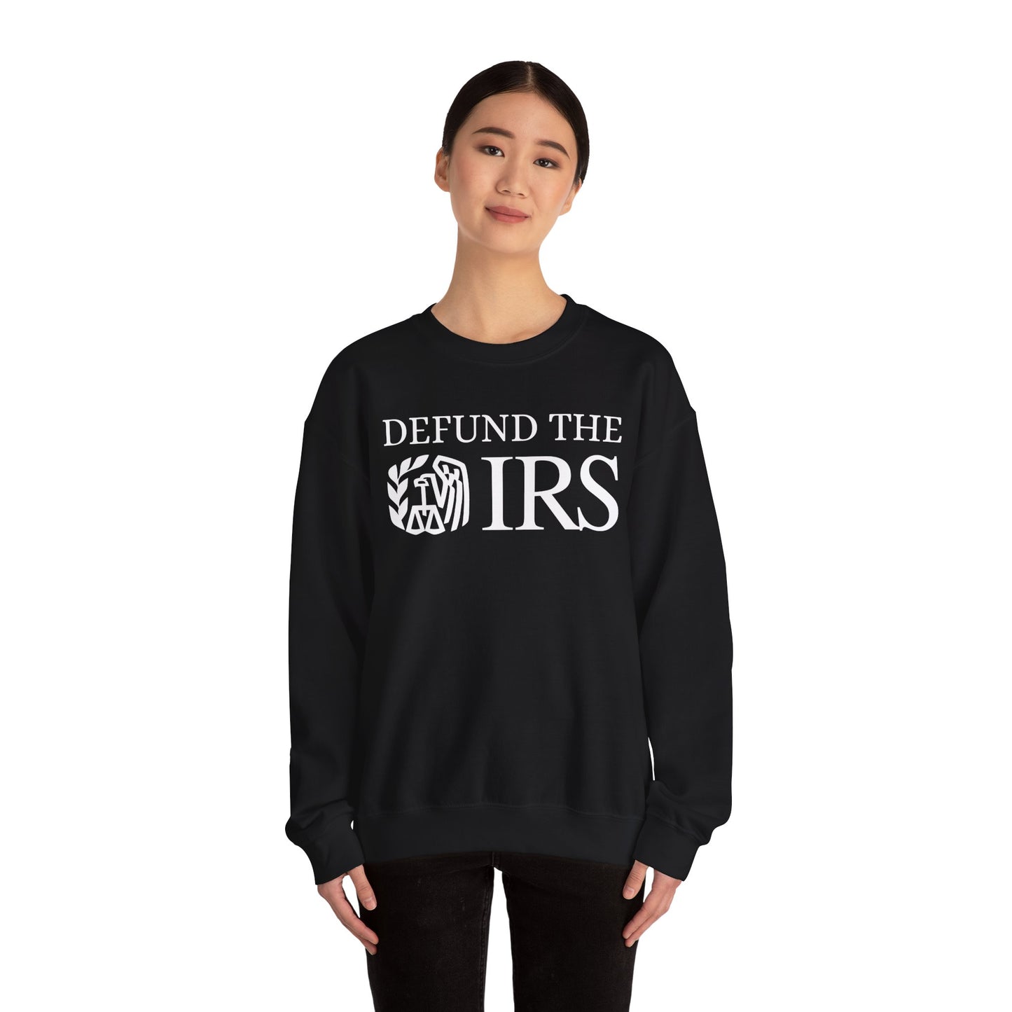 "DEFUND THE IRS" Unisex Crewneck Sweatshirt Heavy Blend™