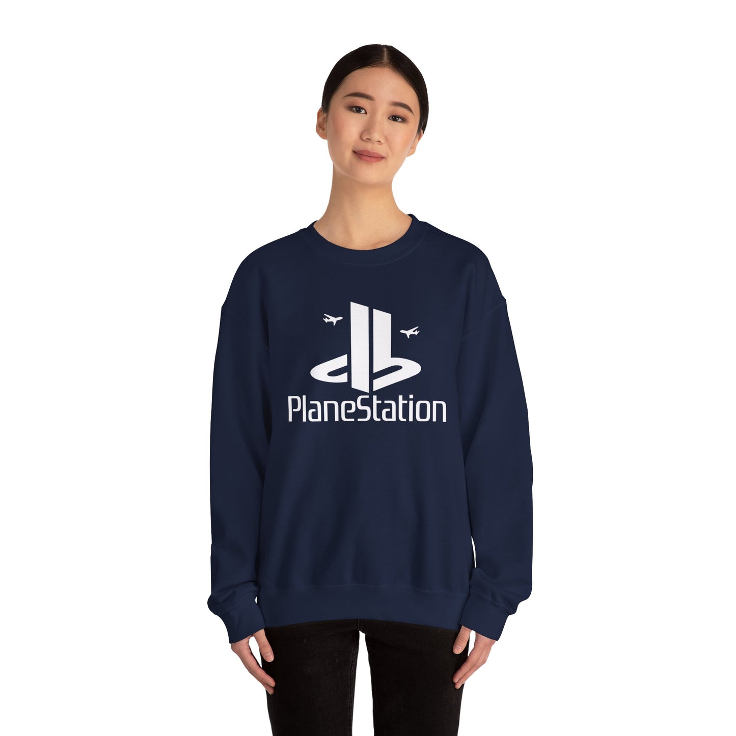 "PlaneStation" Unisex Crewneck Sweatshirt Heavy Blend™