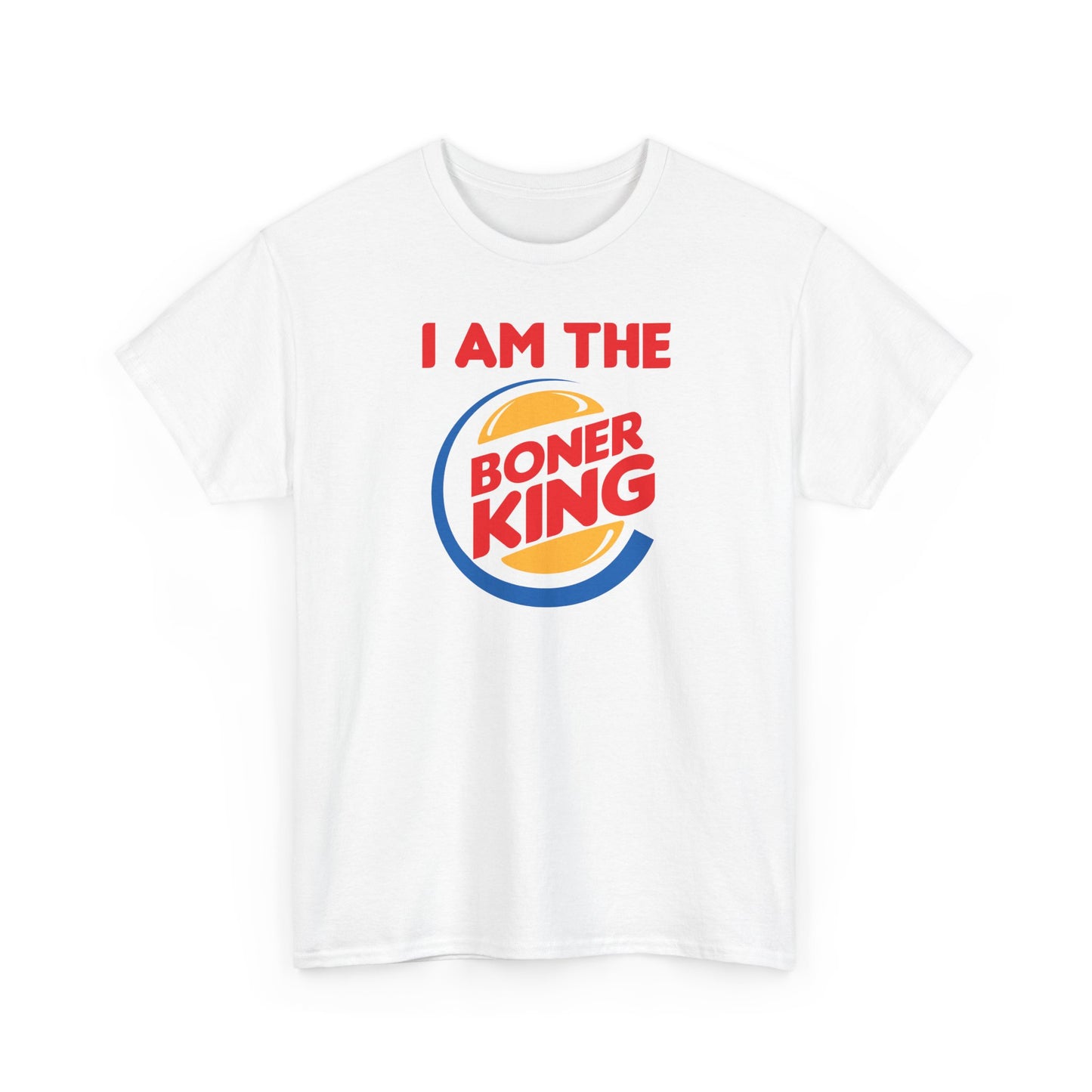 "I am the Boner King" Unisex Heavy Cotton Parody Tee