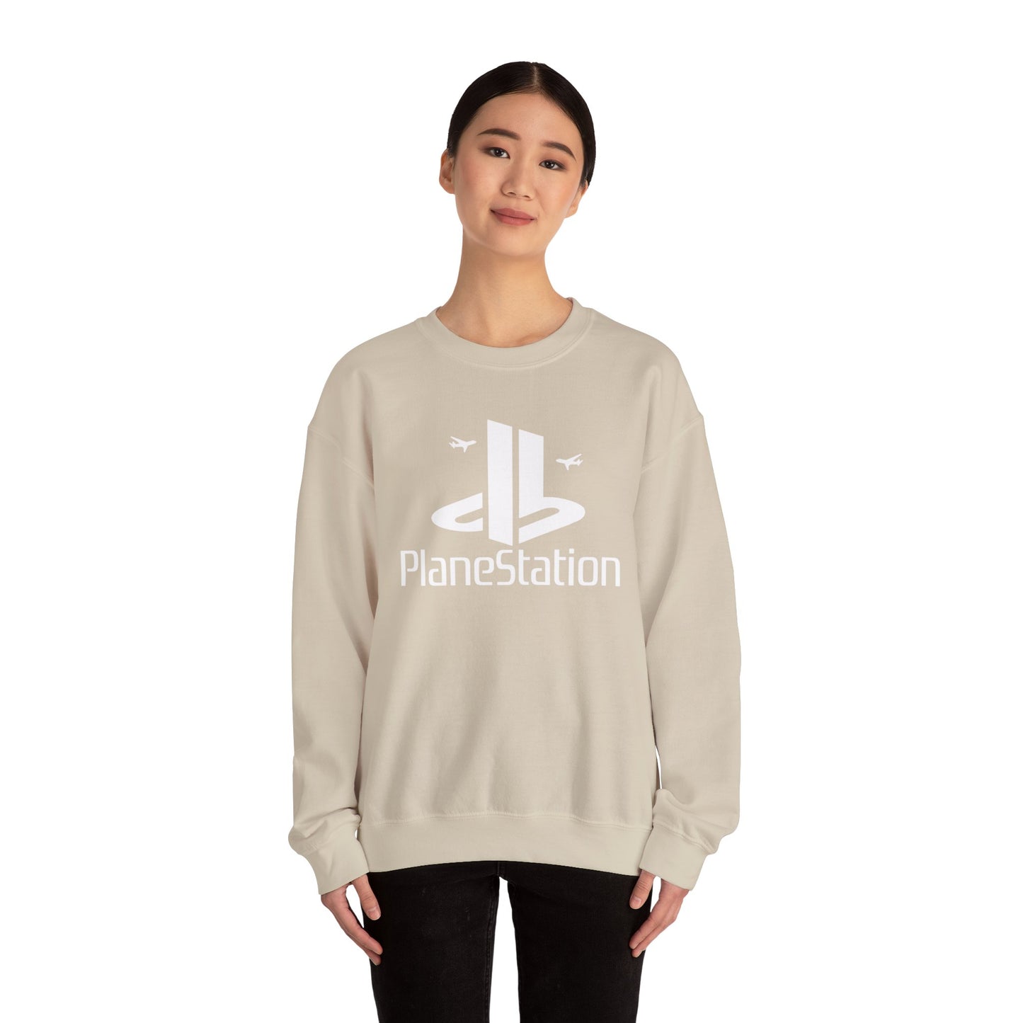 "PlaneStation" Unisex Crewneck Sweatshirt Heavy Blend™