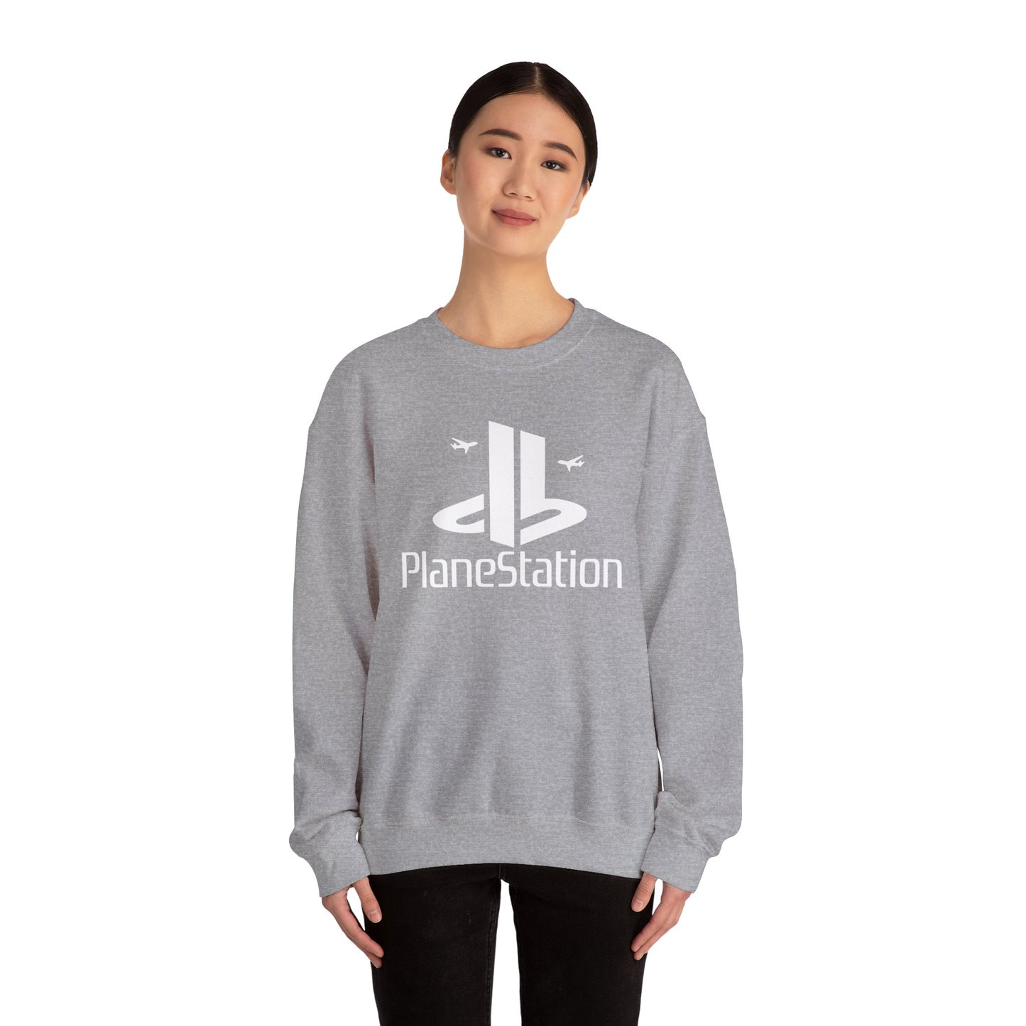 "PlaneStation" Unisex Crewneck Sweatshirt Heavy Blend™