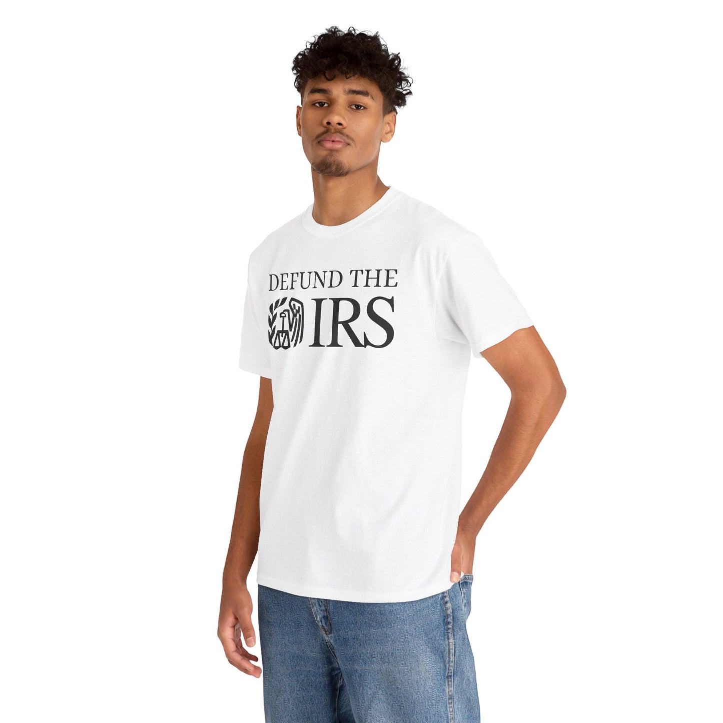 "Defund the IRS" Unisex Heavy Cotton Tee