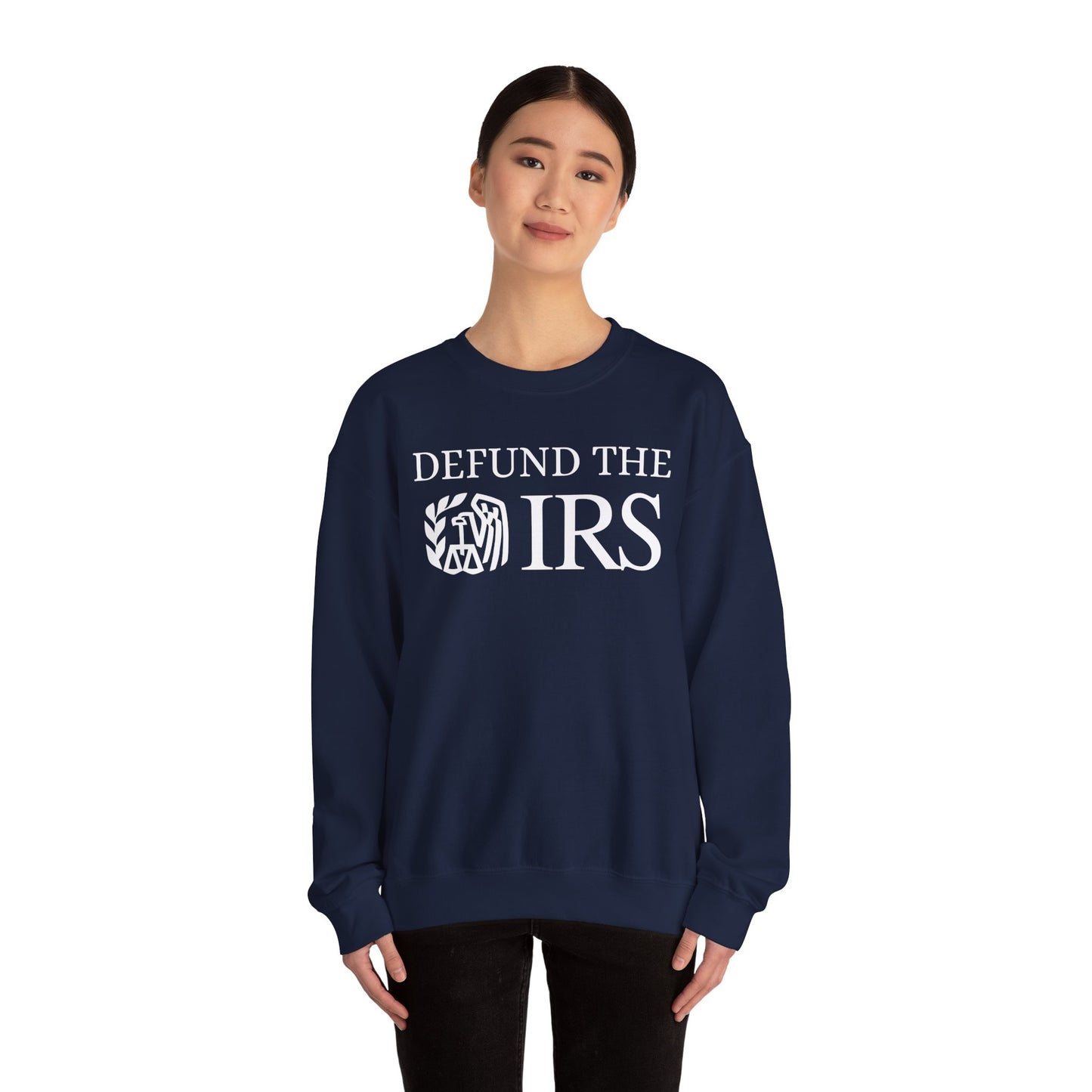 "DEFUND THE IRS" Unisex Crewneck Sweatshirt Heavy Blend™