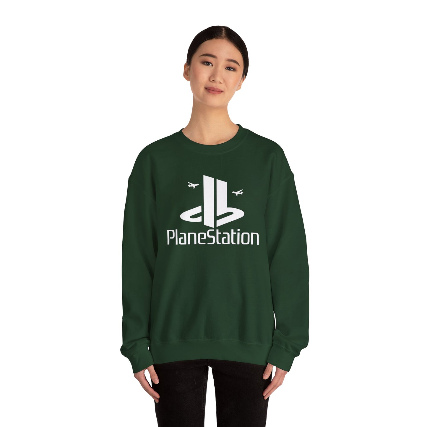 "PlaneStation" Unisex Crewneck Sweatshirt Heavy Blend™