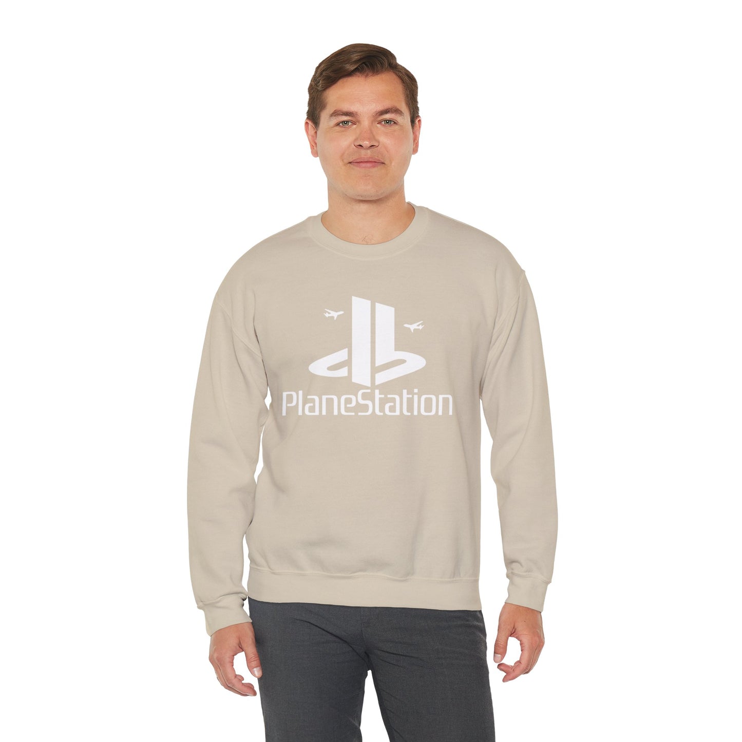 "PlaneStation" Unisex Crewneck Sweatshirt Heavy Blend™