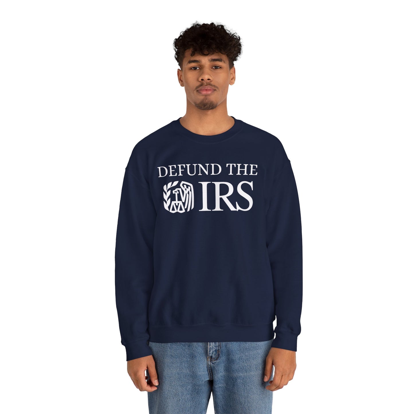 "DEFUND THE IRS" Unisex Crewneck Sweatshirt Heavy Blend™