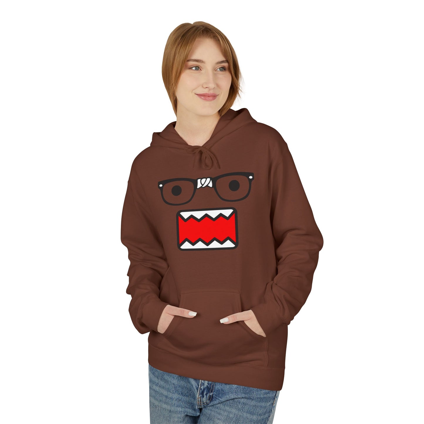Nerd Domo Unisex Midweight Softstyle Fleece Hoodie