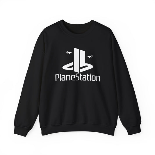 "PlaneStation" Unisex Crewneck Sweatshirt Heavy Blend™