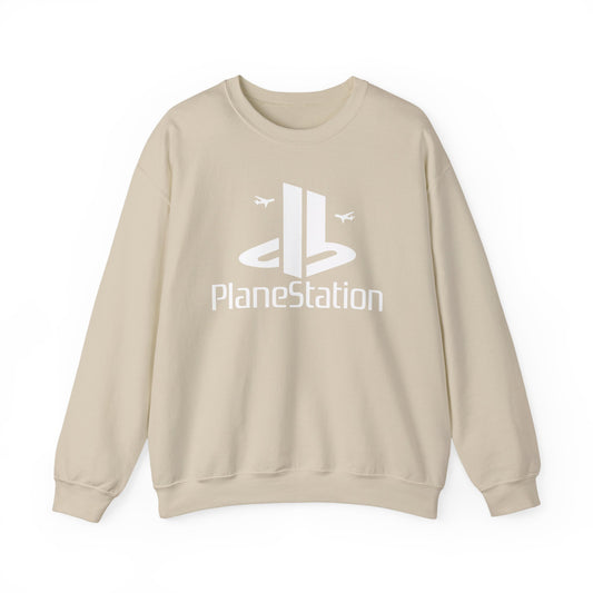 "PlaneStation" Unisex Crewneck Sweatshirt Heavy Blend™
