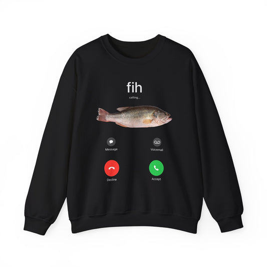"fih calling" Unisex Crewneck Sweatshirt Heavy Blend™